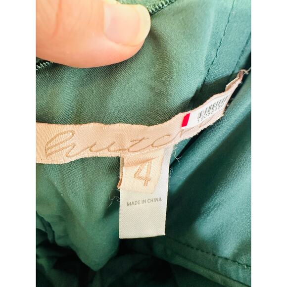 HUTCH Purple Pink Floral Drape Front Strapless Julietta Maxi Gown size 4 - Picture 5 of 14